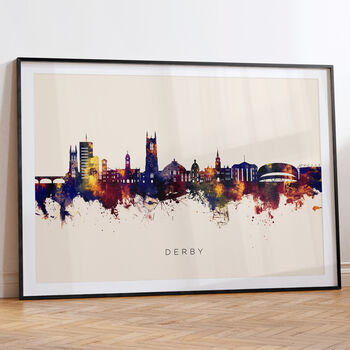 Derby City Skyline Art Print, 6 of 12