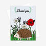 Thank You Hedgehog Greetings Card, thumbnail 2 of 2
