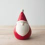 Ceramic Red Plump Santa, thumbnail 2 of 6