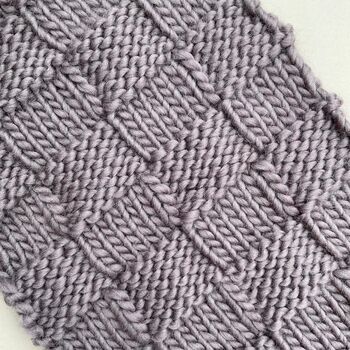Checkmate Scarf 100% Merino Knitting Kit, 5 of 6