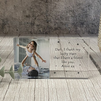 Dad, I Thank My Lucky Stars Acrylic Block, 7 of 9