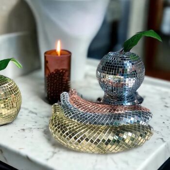 Handmade Mosaic Disco Ball Effect Banana, 2 of 8