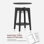Small Round Table Side Table With Lower Shelf, thumbnail 9 of 12