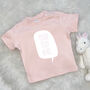 Personalised Speech Bubble Baby T Shirt, thumbnail 3 of 6