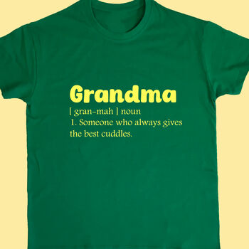 Personalised Nanny Grandma Noun T Shirt, 2 of 5