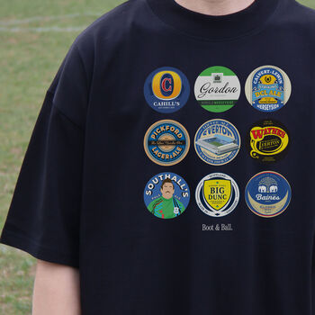 Everton Beer Mats Oversized T Shirt, 10 of 10