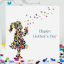 Mother's Day Butterfly Kisses Butterflies Card, thumbnail 1 of 11