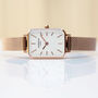 Ladies Personalised Rose Gold Watch – Architēct Lille, thumbnail 5 of 5