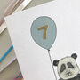 Have A Super Day! Panda Number Birthday Card, thumbnail 3 of 5