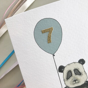 Have A Super Day! Panda Number Birthday Card, 3 of 5