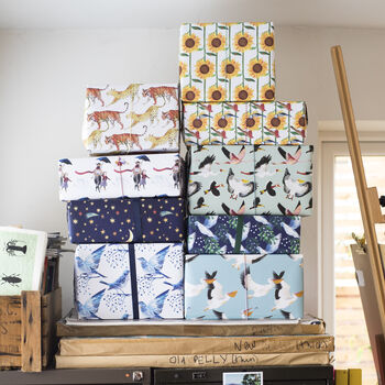 'Wild Side' Pack Of Luxury, Recycled Wrapping Paper, 4 of 6