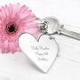 Personalised Heart Key Ring, thumbnail 3 of 8