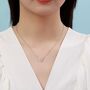 Butterfly Pendant Necklace In Sterling Silver, thumbnail 2 of 11