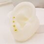Sterling Silver Minimalist Ball Stud Earrings, thumbnail 2 of 12