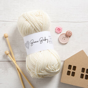 Blossom Baby Jumper Knitting Kit, 12 of 12