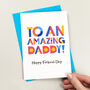 Amazing Dad Or Daddy Father's Day Card, thumbnail 2 of 4