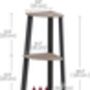 Four Tier Corner Shelf Unit Industrial Ladder Shelf, thumbnail 2 of 6