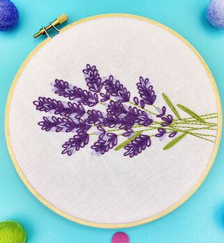 Lavender Embroidery Kit, 3 of 7
