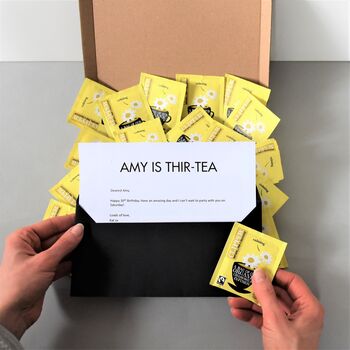 Novelty 16th Birthday Letterbox Friendly Tea Gift, 8 of 9