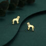 Sterling Silver Cocker Spaniel Stud Earrings, thumbnail 4 of 12