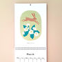 2024 Illustrated Wall Calendar, thumbnail 2 of 7