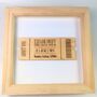 Taylor Swift Eras Tour Personalised Concert Ticket Box Frame Swifties, thumbnail 3 of 12