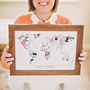 Personalised Dad's World Photo Gift Map, thumbnail 1 of 12