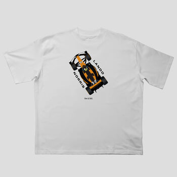 Lando Norris From Above Oversized T Shirt, 2 of 10