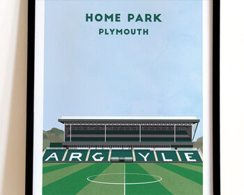 Contemporary Football Stadium Print Gift, Framed Or Unframed, 10 of 12