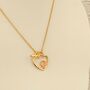 Adah Gold Plated Necklace, thumbnail 2 of 8