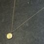 Fair Mined Gold Plated Mini Moon Or Full Moon Necklace, thumbnail 4 of 7