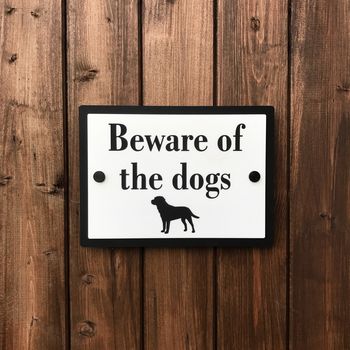Personalised Dog Sign With Any Breed, 3 of 4