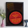 Personalised 25th Wedding Anniversary Print Music Gift 2000, thumbnail 9 of 12