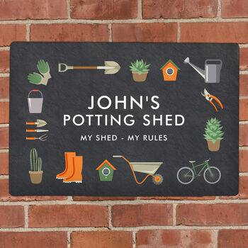 Personalised Gardening Metal Sign, 3 of 4
