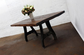Jeremie 150 Year Old Reclaimed Roof Rafters Table, 3 of 8