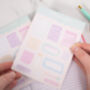 Sticky Notes Planner And Journal Sticker Sheet, thumbnail 3 of 5