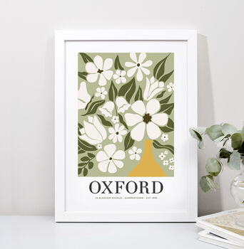 Handmade Floral Personalised Print Art For Home, 12 of 12