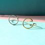 Double Circle Geometric Sterling Silver Ring, thumbnail 4 of 5