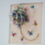 Memories Flower Handmade Framed Butterfly Art, thumbnail 5 of 7