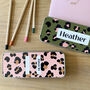 Personalised Leopard Print Tin Pencil Case, thumbnail 1 of 5
