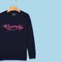 'Dramatic' Sweatshirt Jumper For Girls And Boys, thumbnail 3 of 12