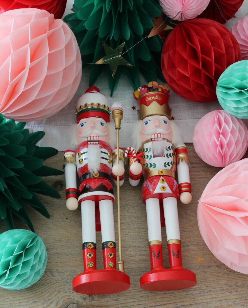 Christmas Candyland Nutcrackers Set Of Two, 1 of 2