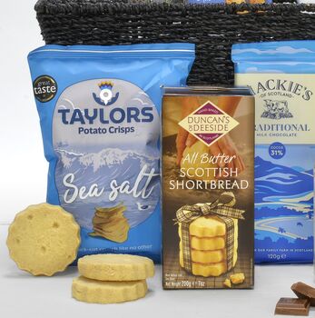 Scottish Gin And Treats Hamper, 2 of 4