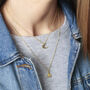 Gold Or Silver Origami Heart Charm Necklace, thumbnail 4 of 6