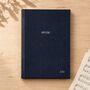 Personalised A4 Leather Music Manuscript Notebook, thumbnail 1 of 5