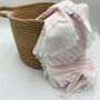 Leros Striped Peshtemal Towel Dusty Pink, thumbnail 1 of 10