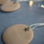 Personalised Wooden Tree Decoration Set, thumbnail 4 of 9