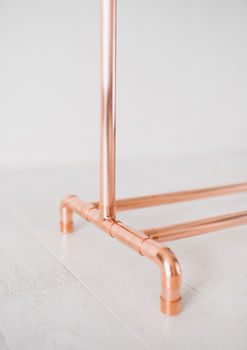 The Original Copper Pipe Clothing Rail, 4 of 5