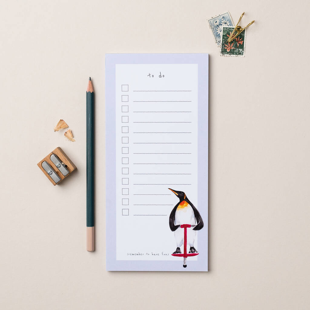 Penguin To Do List Pad, 1 of 2