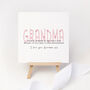 Personalised Best Grandma In The World Ever Card, thumbnail 1 of 3